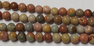 Polychrome Jaspis Rond 4,5 mm (per 36 cm streng) - Afbeelding 1