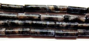 Larvikiet Tube 4 x 13 mm (per 36 cm streng) - Afbeelding 1